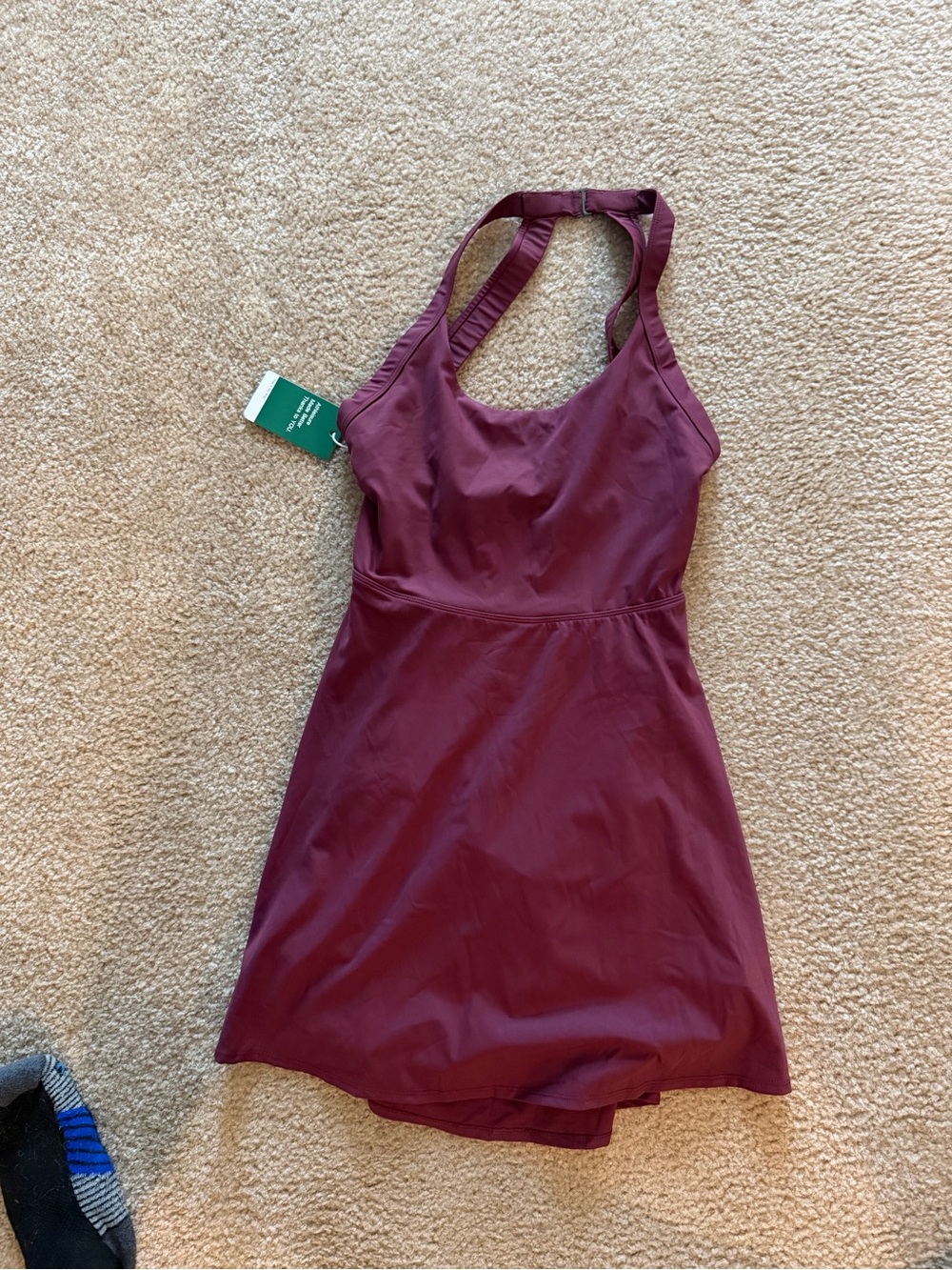 HALARA Plum Easypeasy Racerback Skater Dress - Picture 4 of 6